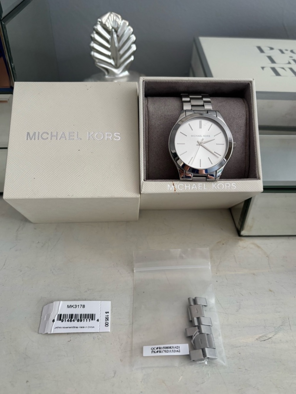 Michael Kors silver watch